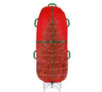 Boîte De Rangement Pour Arbre De Noël - Fourre-tout À Cordon Avec Sangles R | Sac De Rangement Pour Arbre De Noël | Fourre-tout À Cordon Avec Bretelles Réglables À Fermeture Éclair | Bac De Rangement