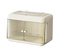 Boîte de rangement pour biberon : grand organisateur de bouteilles d'infirmière avec étagère de drainage, support anti-poussière pour plan de travail de cuisine, sèche-bouteilles multifonction et