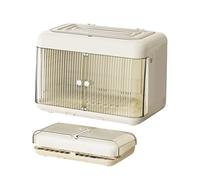 Boîte De Rangement Pour Bouteilles De Lait - Organisateur De Support D'égouttoir Pour Biberons D'allaitement, Séchoir À Bouteilles Transparent Anti-poussière, Organisateur De Comptoir De Cuisine,