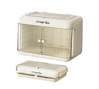 Boîte de rangement pour bouteilles pour bébé - Armoire pliable légère et luxueuse avec fonction de drainage - Organisateur anti-poussière pour bouteilles d'allaitement et ustensiles - Peu encombrant