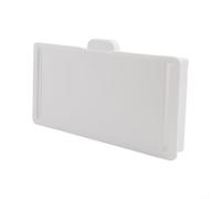 Boîte de rangement pour bureau avec tiroir en ABS avec joint résistant à la poussière et mécanisme coulissant lisse pour stylos, serviettes en papier et ciseaux (blanc)