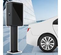 Boîte de rangement pour câble de charge EV, support de montage au sol pour boîtier de chargeur de véhicule électrique extérieur