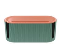 Boîte de Rangement pour Câbles, ABS Vert, pour Prises et Protecteurs | Usage Maison, Organisation des Fiches et Protection les Chocs, Rangement Discret du Panneau
