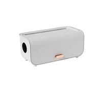 Boîte de Rangement pour Câbles Boîte de rangement de câbles de bureau, étui de rangement de ligne électrique, organisateur de prise de chargeur étanche à la poussière, étui à fils, organisateur d'enro