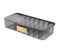 Boîte de rangement pour câbles - Boîte de rangement empilable pour baignoire (gris, taille unique)