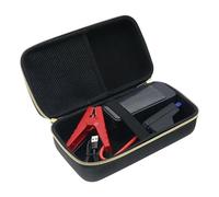 Boîte de rangement pour câbles de démarrage, étui rigide en EVA, pochette de transport extérieure résistante à la poussière, design robuste et résistant aux chocs, (24 x 12,5 x 9 cm), pour voiture