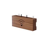 Boîte de Rangement pour câbles Grand routeur sans Fil Rack Salon Mural WiFi boîte de Rangement décoration Murale TV inférieur Plug-in Blindage boîtier décodeur Management Cable Box (Color : A, Size