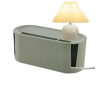 Boîte de rangement pour câbles, protection des câbles pour prises - Mallette de gestion des câbles - Organisateur de câbles pour salon, chambre à coucher, salle de réunion