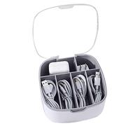 Boîte de rangement pour câbles | Sac organisateur de voyage à 6 compartiments Boîte de rangement des câbles Boîte de gestion des câbles,Étui d'accessoires électroniques pour tiroir de bureau, organisa [video game]