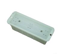 Boîte de rangement pour camping en plein air, demi-unité compatible avec le système IGT-System, PP phosphorescent, grande capacité de 2,6 l, 314 g, léger, plateau à thé pour randonnée, design compact