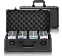 Boîte de rangement pour cartes de collection PSA - 4 emplacements - Porte-cartes de sport Etui - Capacité de 108 cartes - Idéal pour les collectionneurs