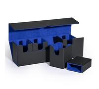 Boîte de rangement pour cartes UAONO, 5 en 1, plus de 900 cartes sans manches, aimant puissant, compatible avec MTG, Yugioh, Dragon Shield, etc.