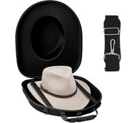 BoîTe De Rangement pour Chapeau De Voyage, éTui De Voyage Pliable pour Chapeau De Cowboy avec PoignéEs De Transport, Grand Sac De Rangement Pliable avec Couvercle(B)