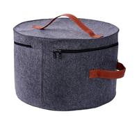 Boîte de rangement pour chapeaux, boîtes à chapeaux avec couvercles, organisateur de chapeaux, boîtes de voyage rondes pour chapeaux de voyage, sac de rangement pliable avec couvercle anti-poussière