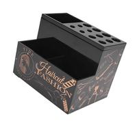 Boîte de rangement pour ciseaux de coiffure, peignes de coiffure, pinces de rangement, boîte à outils, cadeau pour salon de coiffure