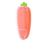 Boîte de Rangement pour Collations Carotte Orange 150ml, 2 Compartiments