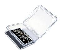 Boîte de rangement pour composants électroniques équipée d'aimants - Design sécurisé pour articles métalliques - Léger et compact - Aimant en caoutchouc