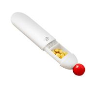 Boîte De Rangement Pour Comprimés - Organisateur Quotidien de Voyage pour Médicaments,Étui de Rangement Hebdomadaire Portable avec Compartiments, Support Extractible Trois Fois Par Jour pour Complémen