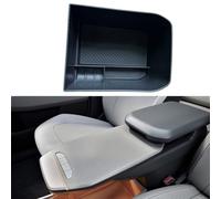 Boîte de rangement pour console centrale pour Kia EV4 2025+, compartiment d'accoudoir, organiseur, étagère noire, accessoires en plastique ABS intérieur (arrière)