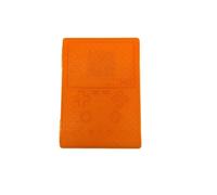 Boîte de rangement pour console de jeu Trimui Brick Pro, orange translucide | Coque rigide portable avec couvercle magnétique, doublure douce, protection d'écran, impression 3D, boîte de protection pour