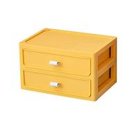 Boîte de rangement pour cosmétiques avec tiroir - Étanche - Facile à nettoyer - Pour chambre à coucher, salon, papeterie - Économie d'espace - Boîte de rangement avec tiroir pour adultes, enfants
