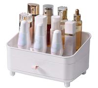 Boîte de Rangement pour Cosmétiques Boîte de Rangement cosmétique Bureau Organiser la boîte Maquillage Peau pour Commode et Salle de Bain(Gray)