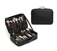 Boîte de rangement pour cosmétiques - Grande capacité - En cuir - Résistante aux chocs - Pour esthéticienne - Pour voyage - Pour le lavage et le maquillage, a, L-40.5cm/15.94inch