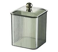 Boîte de rangement pour cotons-tiges et tampons de coton robuste et tendance, portable pour application de maquillage, usage domestique, support de tampon de maquillage