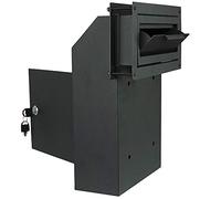 Boîte de Rangement pour courrier, Location, dépôt et clé de Nuit - Boîte aux Lettres verrouillable avec accès arrière par la Porte (22,9 x 6,3 cm)