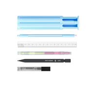 Boîte de rangement pour crayons, étui de rangement pour stylos - Étui multifonction pour stylos | Bac de rangement hexagonal pour école, organisateur de rangement Portable pour fournitures scolaires d