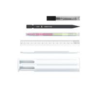 Boîte de rangement pour crayons - Poubelle hexagonale multifonction | Boîte à stylos robuste et pratique - Support de papeterie portable pour l'école, la maison, le bureau, les étudiants, 19,7 x 6,7 x