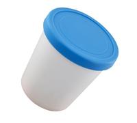 Boîte de rangement pour crème glacée pour congélateur - Récipient étanche pour crème glacée faite maison - Bac de rangement réutilisable pour yaourt, capacité de 1 l