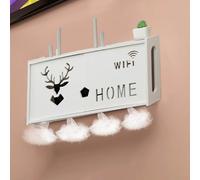 Boîte de rangement pour défonceuse murale pour salon, conçue pour routeur sans fil et accessoires TV avec matériau (A)