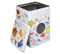 Boîte de Rangement pour Détergent à Lessive, Boîte de Rangement en Poudre pour Détergent à Lessive avec Couvercle à Fenêtre en Perspective pour Contenir les Dosettes, les Comprimés, les Capsules, le D