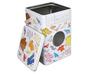 Boîte de Rangement pour Détergent à Lessive, Boîte de Rangement en Poudre pour Détergent à Lessive avec Couvercle à Fenêtre en Perspective pour Contenir les Dosettes, les Comprimés, les Capsules, le D