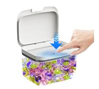 Boîte de Rangement pour Dosettes à Linge de 2,8 L, Boîte de Rangement Pop-up pour Liquide de Lessive, Rangement Lessive, Boîte de Rangement pour Poudre à Lessive pour le Stockage de Poudre