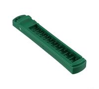 Boîte de rangement pour douilles 6,35 mm de long avec système de rail à clips Vert