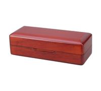 Boîte de rangement pour embouchures de saxophone en bois d'érable - Étui pour embouchure en bois - Accessoires pour instruments de musique - Protection portable