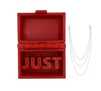 Boîte de rangement pour farces - Kit de survie léger et amusant pour farces de farces - Décoration de bureau portable - Organiseur de bijoux au trésor - Petite boîte de décoration de bureau, boîte à