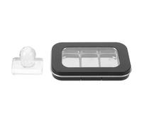 Boîte de Rangement pour Fards à Paupières, Palette Vide Magnétique | Plastique Transparent, Plateau de Pressage Intégré, Lot de 1 Set de Set, Format DIY pour Retouches et Routine