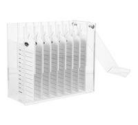 Boîte de Rangement pour Faux Cils, Acrylique, Huit Couches, Portable | Design à Tiroirs Multicouches, Léger et Blanc, pour Voyager et Réunions Entre Amis, Organisation Claire