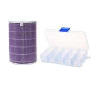 Boîte De Rangement Pour Faux Ongles, Compartiments Transparents, 1 Pièce, Cartouche De Filtre À Air, Éléments Filtrants