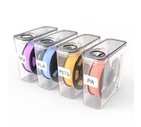 Boîte de rangement pour filaments d'impression 3D, étanche et protectrice - Lot de 4 conteneurs pour filaments - Rangement portable, résistant à l'humidité et à la poussière, 4,0 L