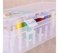 Boîte de rangement pour fils à coudre avec grande capacité pour éviter la torsion des bobines