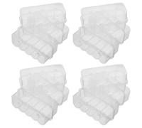 Boîte de Rangement pour Flacons D’échantillons 24 Pièces Plastique