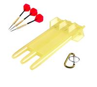 Boîte de rangement pour fléchettes - Étui de fléchettes transparent | Étui de fléchettes avec pointe souple et boucle de fermeture, sac robuste pour fléchettes en acier et fléchettes souples, étui de