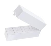 Boîte de rangement pour forets à ongles 30/48 trous - Usage spécial - Support de tête de meulage des ongles - Boîte de présentation pour manucure