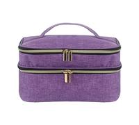Boîte de rangement pour fournitures de couture - Boîte à couture de voyage portable, grande mallette de rangement pour couture | Boîte de rangement étanche pour accessoires de couture à Double couche,