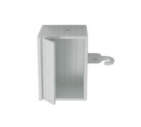 Boîte de rangement pour garage imitation abri fonctionnel automobile avec porte ouvrant pour la maison et l'entrée Boîte en forme de porte pour un accès facile