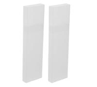 Boîte de Rangement pour Gratte-Langue, Plastique, 2 Pièces Blanc | Protection Anti-Poussière, Transport Pratique, pour Outils d'Hygiène Buccale, Paquet de Sport ou Casier